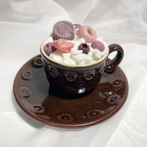 Szója illatgyertya karácsonyváró kávé - Meska.hu