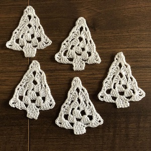 Horgolt karácsonyfa függődísz, Karácsony, Karácsonyi lakásdekoráció, Karácsonyfadíszek, Horgolás, MESKA