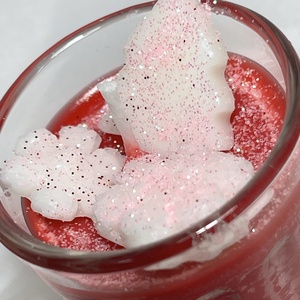 Illatviaszgyertya karácsonyi puncs-eper - karácsony - karácsonyi lakásdekoráció - karácsonyi illatgyertya, mécses - Meska.hu