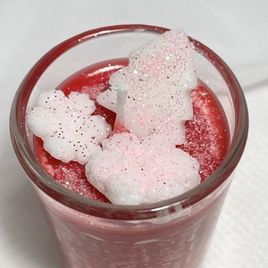 Illatviaszgyertya karácsonyi puncs-eper - karácsony - karácsonyi lakásdekoráció - karácsonyi illatgyertya, mécses - Meska.hu