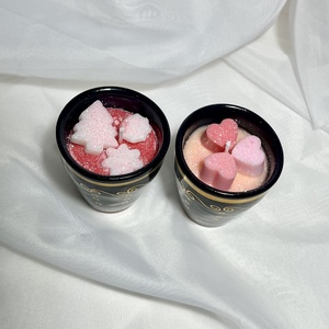 Karácsonyi illatgyertya párban - karácsony - karácsonyi lakásdekoráció - karácsonyi illatgyertya, mécses - Meska.hu