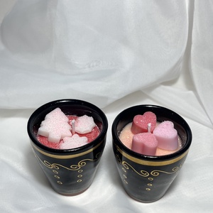 Karácsonyi illatgyertya párban - Meska.hu