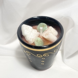 Karácsonyi puncs szójaviasz illatgyertya - Meska.hu