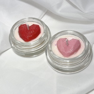 Szójaviasz illatmécses Valentin napra - otthon & életmód - gyertya, illat, aroma - gyertya - Meska.hu