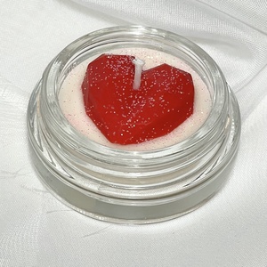 Szójaviasz illatmécses Valentin napra - Meska.hu