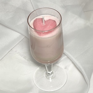 Szójaviasz illatgyertya szívecskével - otthon & életmód - gyertya, illat, aroma - gyertya - Meska.hu