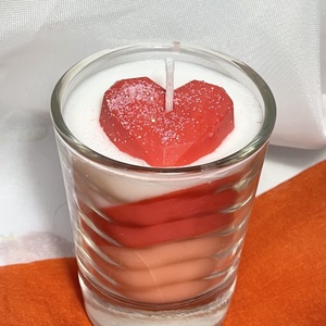 Szójaviasz illatgyertya Valentin Time2 - otthon & életmód - gyertya, illat, aroma - gyertya - Meska.hu