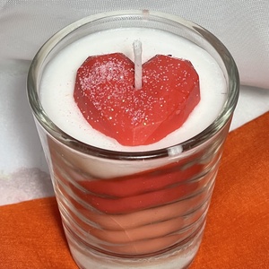 Szójaviasz illatgyertya Valentin Time2, Otthon & Életmód, Gyertya, illat, aroma, Gyertya, Gyertya-, mécseskészítés, MESKA