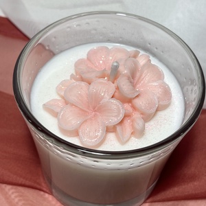 Szójaviasz illatgyertya tojásvirággal - Meska.hu