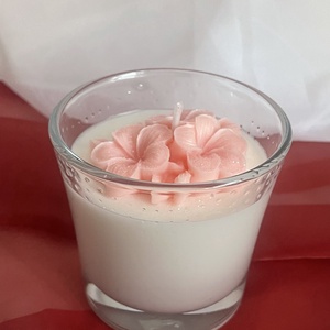 Szójaviasz illatgyertya tojásvirággal - Meska.hu