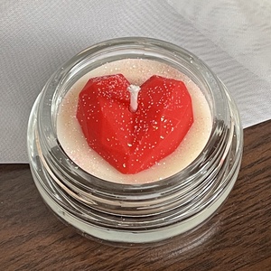 Szójaviasz illatmécses Valentin napra, Otthon & Életmód, Gyertya, illat, aroma, Gyertya, Gyertya-, mécseskészítés, MESKA