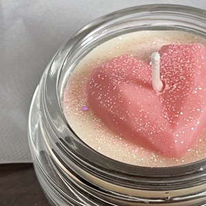 Szójaviasz illatgyertya mini üvegtégelyben - otthon & életmód - gyertya, illat, aroma - gyertya - Meska.hu