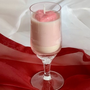 Szójaviasz illatgyertya szívecskével - otthon & életmód - gyertya, illat, aroma - gyertya - Meska.hu