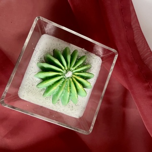 Szója illatviasz gyertya Kaktusz - otthon & életmód - gyertya, illat, aroma - gyertya - Meska.hu