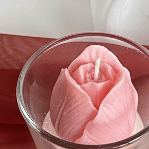 Tulipános szójaviasz illatgyertya - otthon & életmód - gyertya, illat, aroma - gyertya - Meska.hu