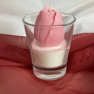 Tulipános szójaviasz illatgyertya - otthon & életmód - gyertya, illat, aroma - gyertya - Meska.hu
