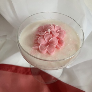 Szójaviasz illatgyertya desszertpohárban - otthon & életmód - gyertya, illat, aroma - gyertya - Meska.hu