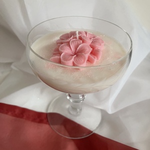 Szójaviasz illatgyertya desszertpohárban - otthon & életmód - gyertya, illat, aroma - gyertya - Meska.hu