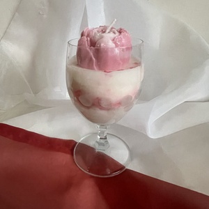 Szójaviasz illatgyertya bazsarózsával - otthon & életmód - gyertya, illat, aroma - gyertya - Meska.hu