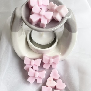 Illatviasz- Levendulás masnik szívecskékkel - otthon & életmód - gyertya, illat, aroma - illatviasz - Meska.hu