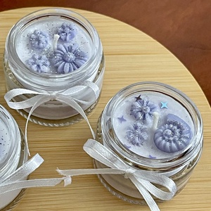 Mini üveges illatmécses szett levendulás - otthon & életmód - gyertya, illat, aroma - gyertya - Meska.hu