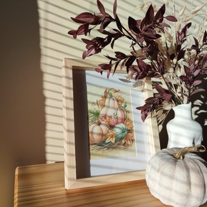 Pumpkin patch - Tökök földje - akvarell festmény papíron - művészet - festmény - akvarell - Meska.hu