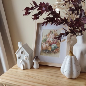 Pumpkin patch - Tökök földje - akvarell festmény papíron - művészet - festmény - akvarell - Meska.hu