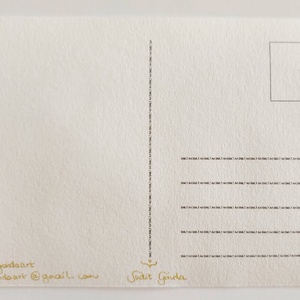 Eredeti akvarell őszi tökhintós-tündéres képeslap festmény - művészet - festmény - akvarell - Meska.hu