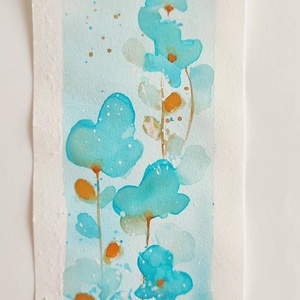 Eredeti akvarell festmény könyvjelző - Meska.hu