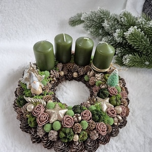 Adventi koszorú  - karácsony - adventi díszek - adventi koszorú - Meska.hu Adventi koszorú  - karácsony - adventi díszek - adventi koszorú - Meska.hu