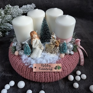 Adventi koszorú  - karácsony - adventi díszek - adventi koszorú - Meska.hu