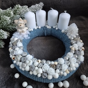 Adventi koszorú  - karácsony - adventi díszek - adventi koszorú - Meska.hu