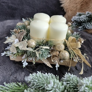 Adventi asztaldísz , Karácsony, Adventi díszek, Adventi koszorú, Virágkötés, MESKA