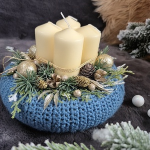 Adventi koszorú  - karácsony - adventi díszek - adventi koszorú - Meska.hu