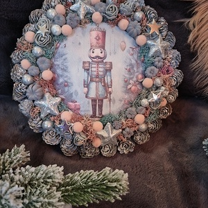 Kopogtató , Otthon & Életmód, Dekoráció, Ajtó- és ablak dekoráció, Ajtódísz & Kopogtató, Virágkötés, MESKA