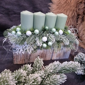 Adventi asztaldísz  - karácsony - adventi díszek - adventi asztaldísz - Meska.hu