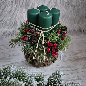 Adventi asztaldísz  - Meska.hu