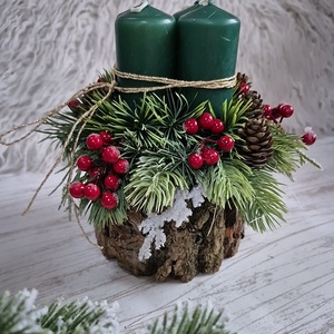 Adventi asztaldísz  - karácsony - adventi díszek - adventi asztaldísz - Meska.hu