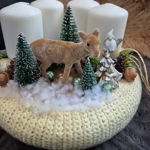 Adventi koszorú  - Meska.hu