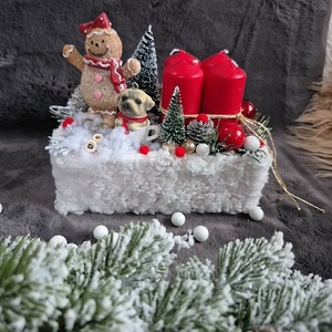 Adventi box - karácsony - adventi díszek - adventi asztaldísz - Meska.hu