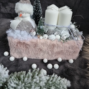 Adventi box  - karácsony - adventi díszek - adventi koszorú - Meska.hu