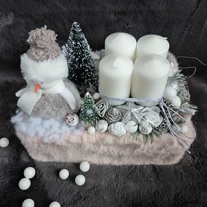 Adventi box  - karácsony - adventi díszek - adventi koszorú - Meska.hu