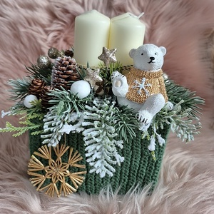 Adventi asztaldísz  -  - Meska.hu