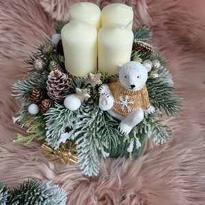 Adventi asztaldísz  -  - Meska.hu