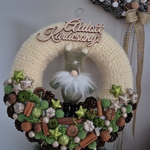 Kopogtató , Otthon & Életmód, Dekoráció, Ajtó- és ablak dekoráció, Ajtódísz & Kopogtató, Virágkötés, MESKA