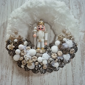 Kopogtató , Otthon & Életmód, Dekoráció, Ajtó- és ablak dekoráció, Ajtódísz & Kopogtató, Virágkötés, MESKA