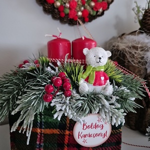 Adventi asztaldísz  -  - Meska.hu