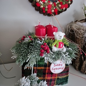 Adventi asztaldísz  -  - Meska.hu