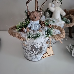 Karácsonyi dekoráció  - karácsony - karácsonyi lakásdekoráció - karácsonyfa szoknya, karácsonyfa alátét - Meska.hu