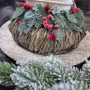 Adventi koszorú  - Meska.hu